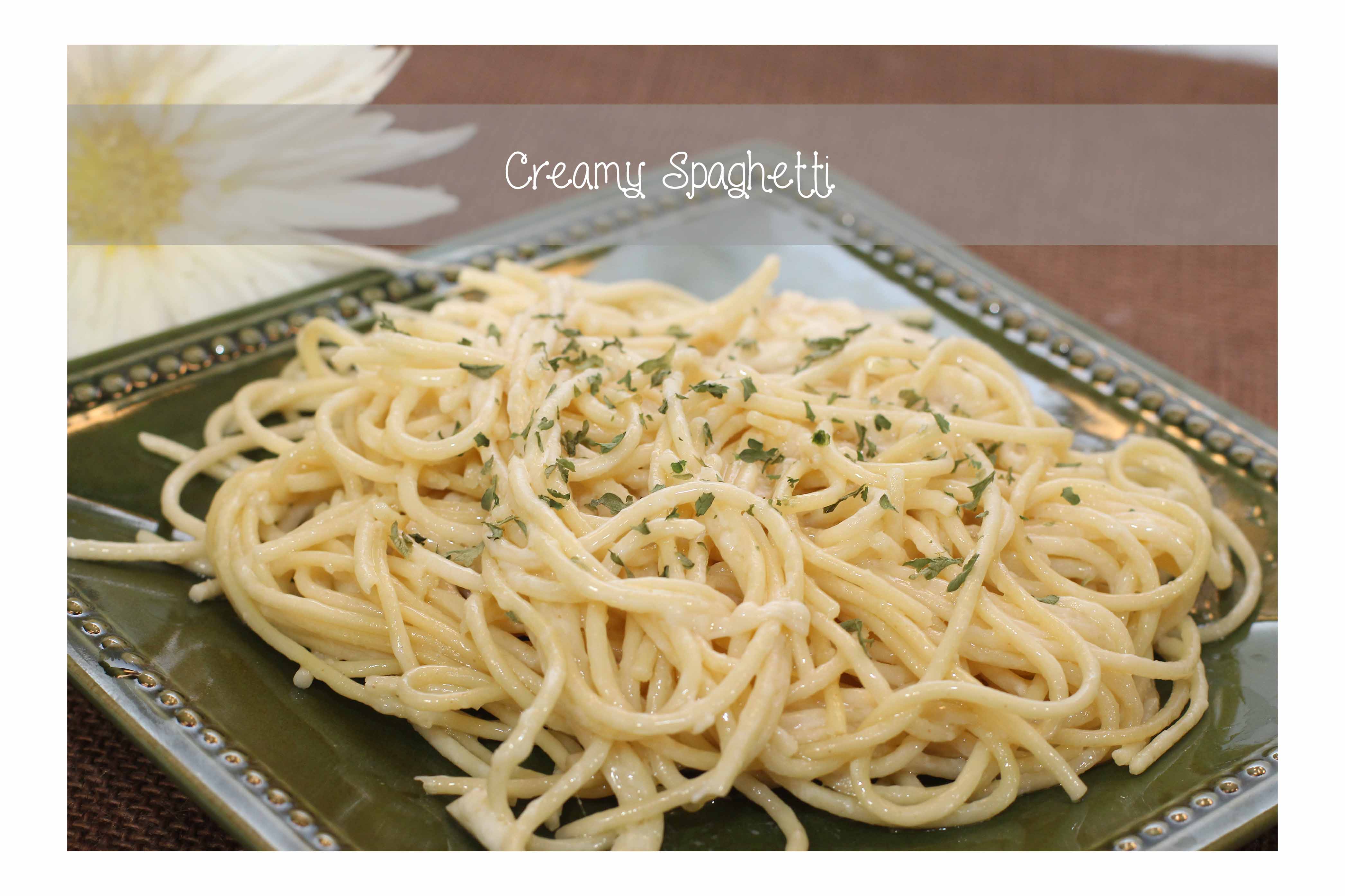 Cheesy Spaghetti – In Patti's Place